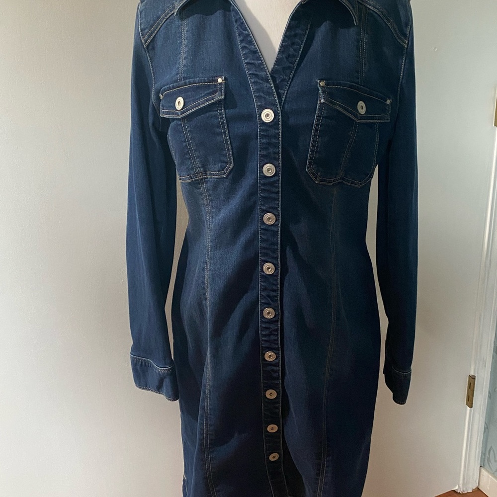 Western style denim dress
